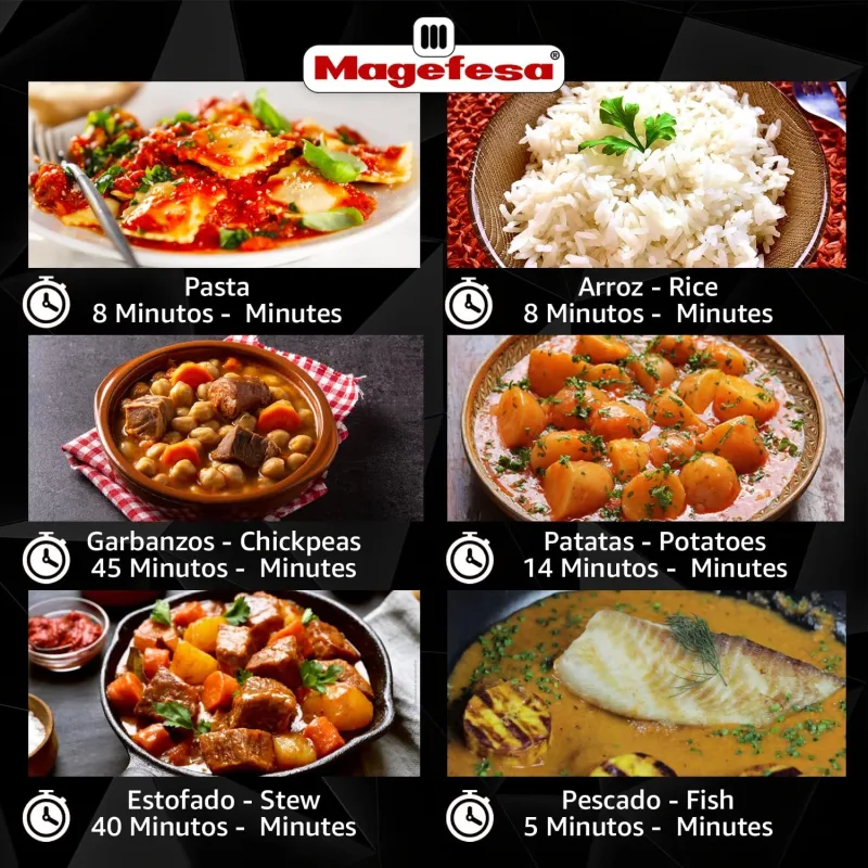 طنجرة الضغط Magefesa NOVA سعة 4 لتر – ستانلس ستيل 18/10